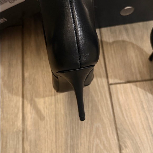 Nine West Gerty black leather Knee High Boots